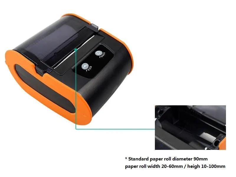 USB 80mm Thermal Sticker Tracking Label Printer Paper Barcode Printing Machine – view 10