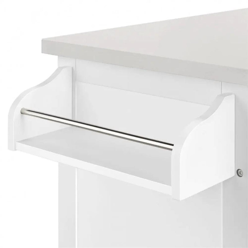 Kitchen Trolley Kitchen Island Cart with Stainless Steel Top & Storage – view 13