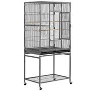 Yaheetech 53.5″H Mobile Large Parrot Cage w/ Stand Bird Cage 53.5″H Mobile Large Parrot Cage w/ Stand Bird Cage