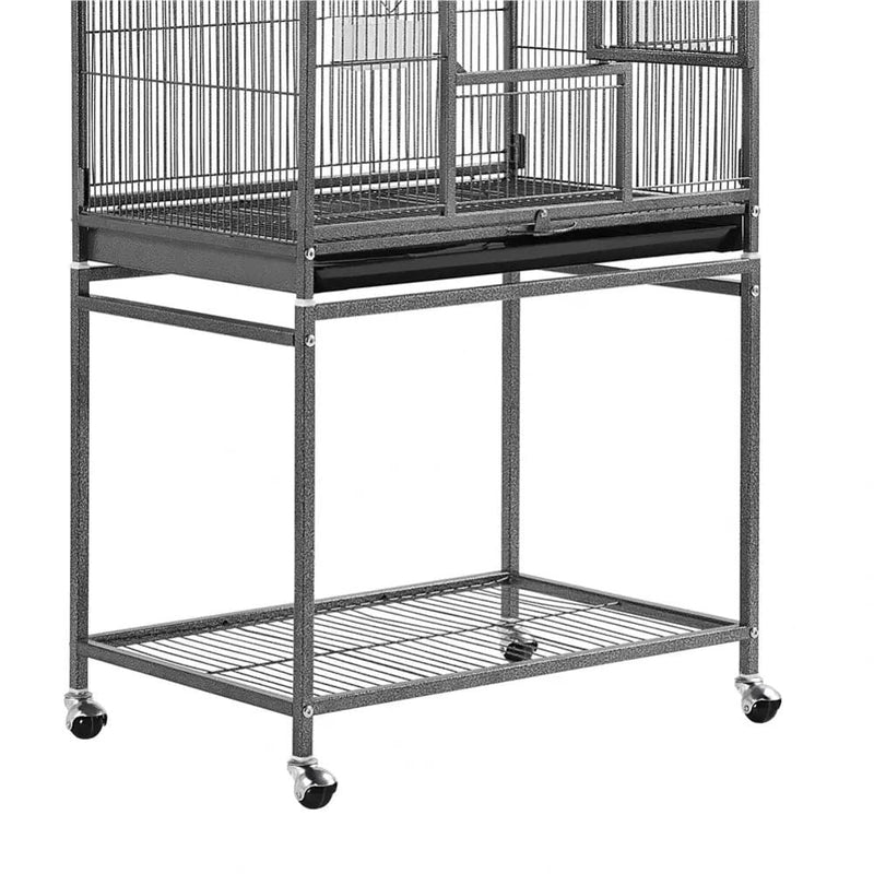Yaheetech 53.5″H Mobile Large Parrot Cage w/ Stand Bird Cage 53.5″H Mobile Large Parrot Cage w/ Stand Bird Cage