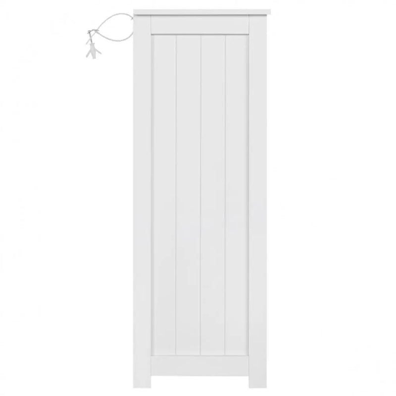 Yaheetech Bathroom Floor Cabinet Wooden Side Storage Organizer Bathroom Floor Cabinet Wooden Side Storage Organizer