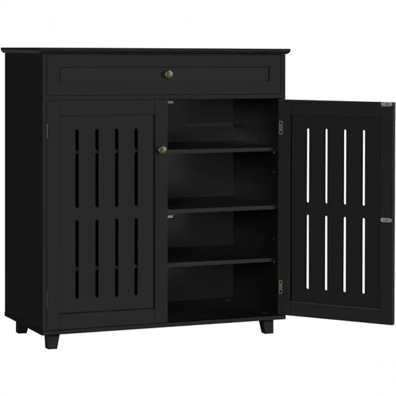 Yaheetech 4 Tier Shoe Storage Cabinet Shoe Rack 4 Tier Shoe Storage Cabinet Shoe Rack