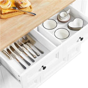 Yaheetech Kitchen Trolley with Drop-Leaf Breakfast Bar Kitchen Trolley with Drop-Leaf Breakfast Bar