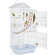 Yaheetech Metal Parrot Cage Bird cage w/ Swing & Ladder Metal Parrot Cage Bird cage w/ Swing & Ladder