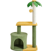 Coconut Palm Cat Tree Cat Scratching Post with Natural Sisal Rope – view 3