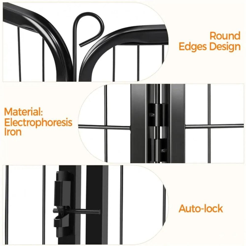 Yaheetech 32x Panel Heavy Duty Dog Playpen Dog Pen 32x Panel Heavy Duty Dog Playpen Dog Pen