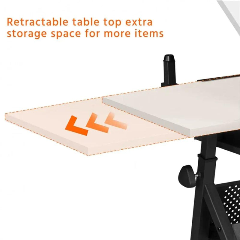 Yaheetech Drawing Table And Stool Set All-in-One Drawing Table Drawing Table And Stool Set All-in-One Drawing Table