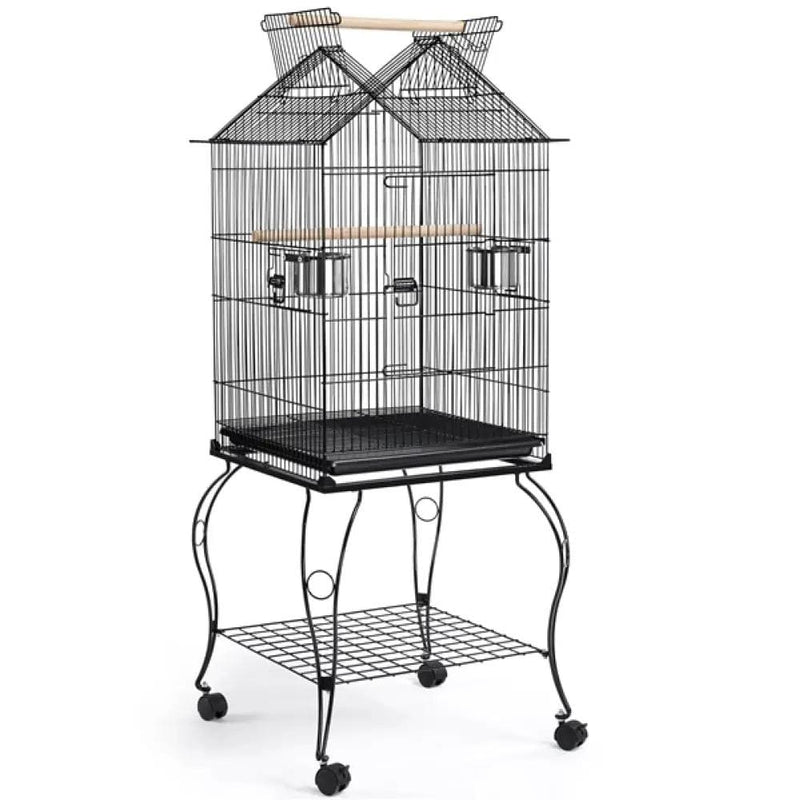 Yaheetech H145cm Open Top Metal Parrot Cage Bird Cage H145cm Open Top Metal Parrot Cage Bird Cage
