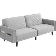 Yaheetech Convertible Sofa Bed Fabric 3-Seater Sofa Bed Convertible Sofa Bed Fabric 3-Seater Sofa Bed