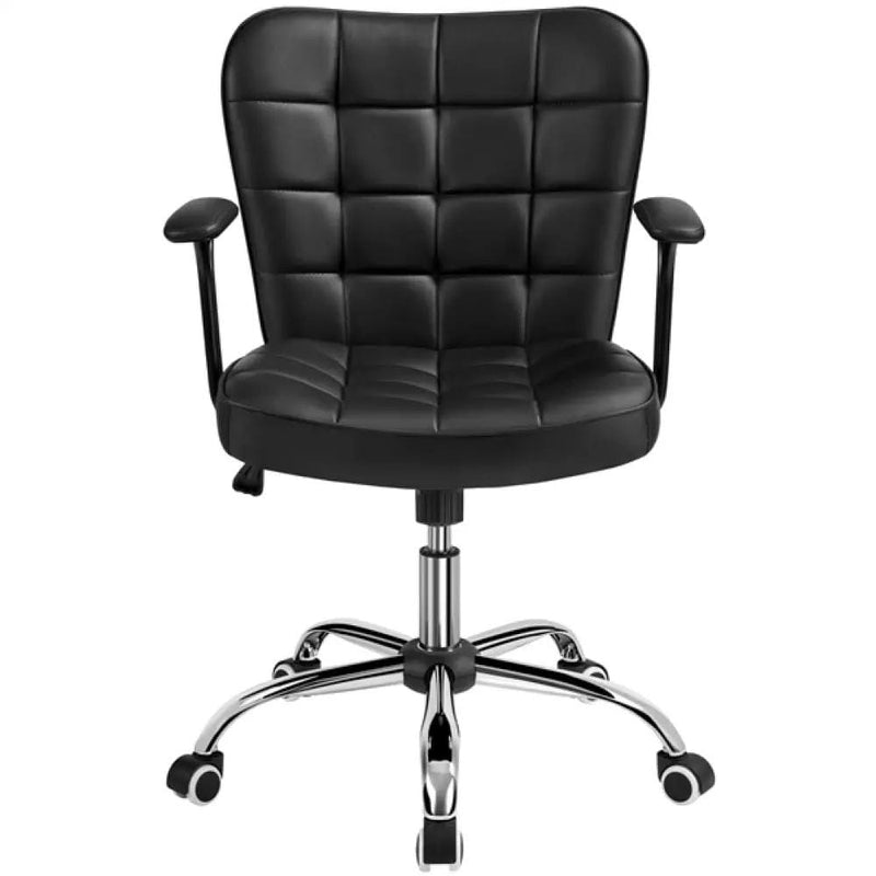 Yaheetech PU Leather Office Chair Computer Chair PU Leather Office Chair Computer Chair
