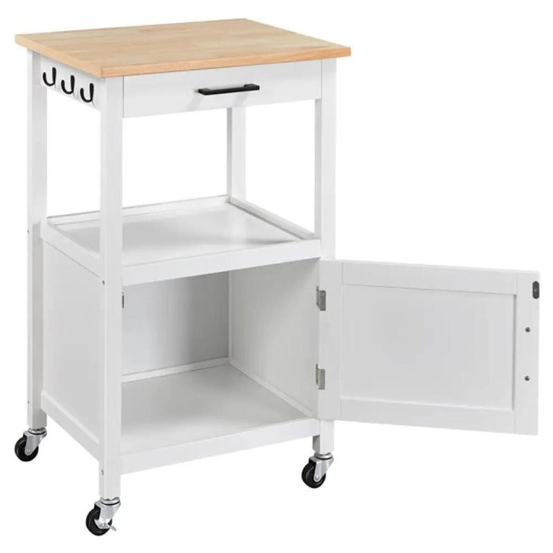 Yaheetech Kitchen Island Cart Storage Rolling Kitchen Cart W/Wheels Kitchen Island Cart Storage Rolling Kitchen Cart W/Wheels