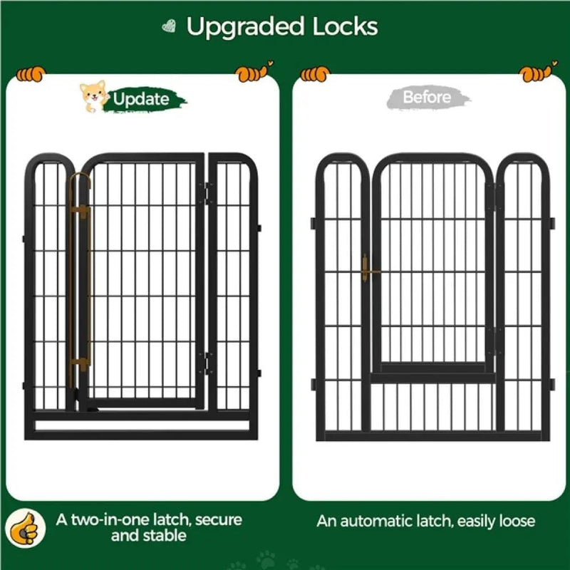 Yaheetech 8 Panels Dog Playpen Dog Pen 8 Panels Dog Playpen Dog Pen