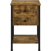 Yaheetech 2-Drawer Side Table End Table Nightstand 2-Drawer Side Table End Table Nightstand