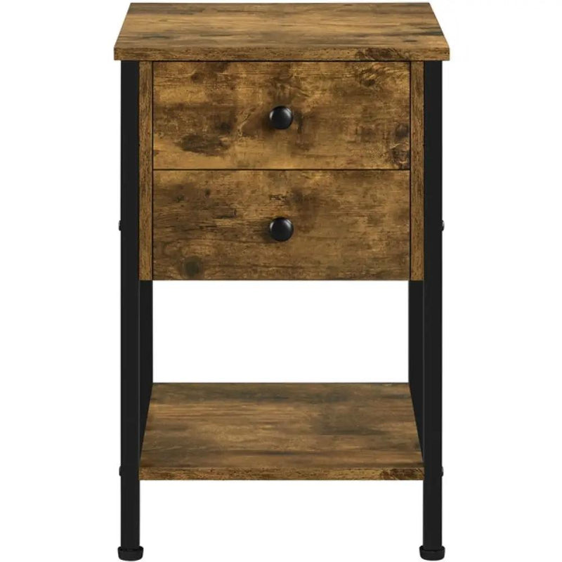 Yaheetech 2-Drawer Side Table End Table Nightstand 2-Drawer Side Table End Table Nightstand