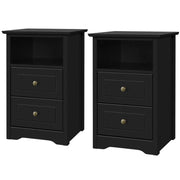 Yaheetech 2pcs Bedside Table Sofa Side Table 2pcs Bedside Table Sofa Side Table