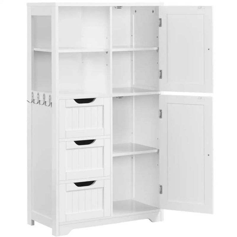 Yaheetech Freestanding Floor Cabinet Bathroom Storage Freestanding Floor Cabinet Bathroom Storage