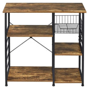 Vintage Kitchen Island Baker's Rack Utility Microwave Stand – view 3