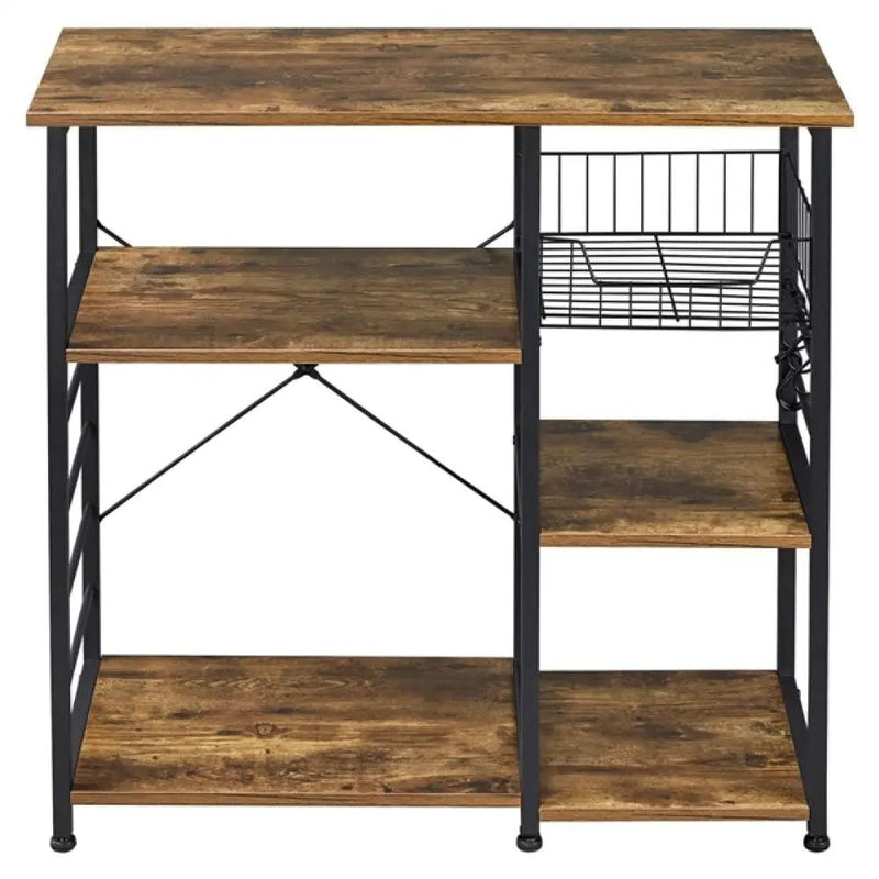Vintage Kitchen Island Baker's Rack Utility Microwave Stand – view 3