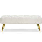Upholstered Bedroom Benches Footrest Stool Ottoman Footstool Bench – view 7