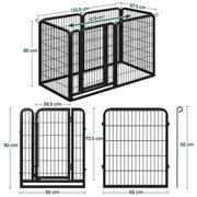 Yaheetech 6 Panels Heavy Duty Dog Pen 6 Panels Heavy Duty Dog Pen