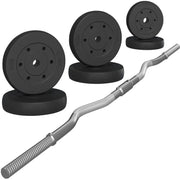 Yaheetech Barbell Weight Set 30kg Barbell Weight Set 30kg