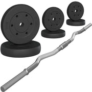Yaheetech 20 KG Barbell Weight Set 20 KG Barbell Weight Set
