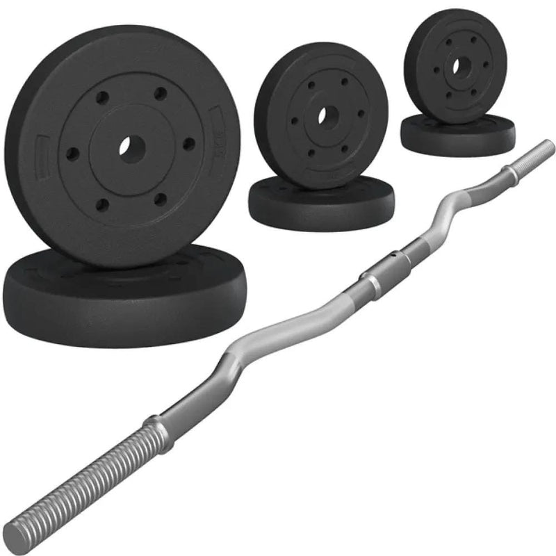 Yaheetech 20 KG Barbell Weight Set 20 KG Barbell Weight Set