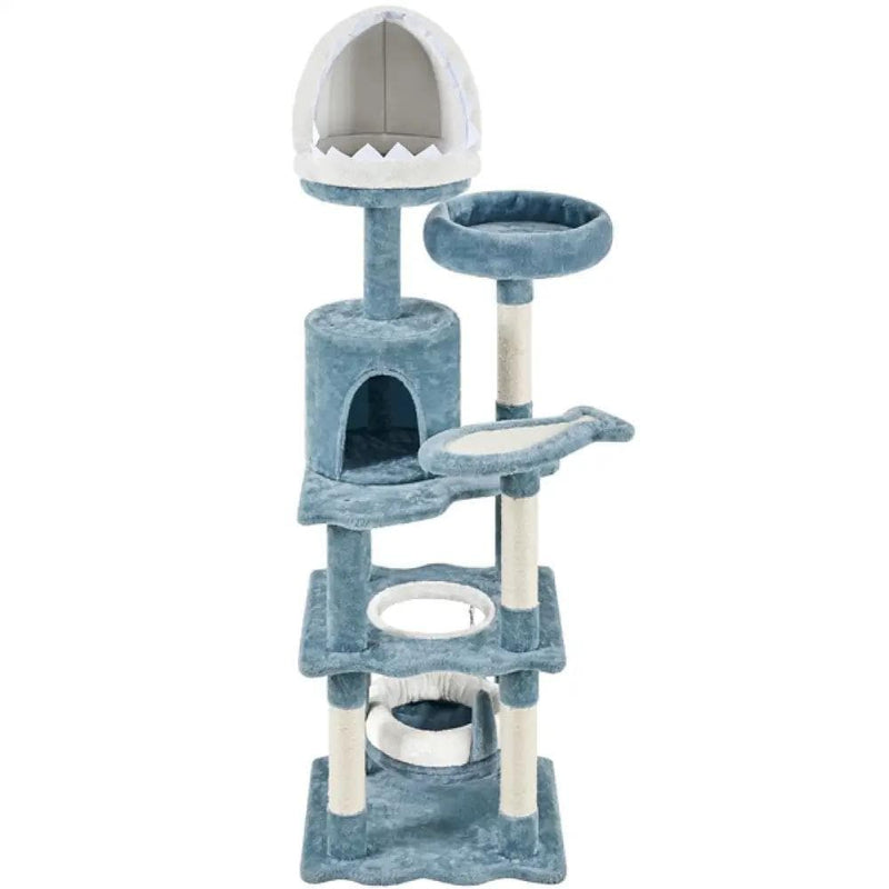 Yaheetech Multi-Level Ocean-themed Cat Tree Cat Tower Multi-Level Ocean-themed Cat Tree Cat Tower