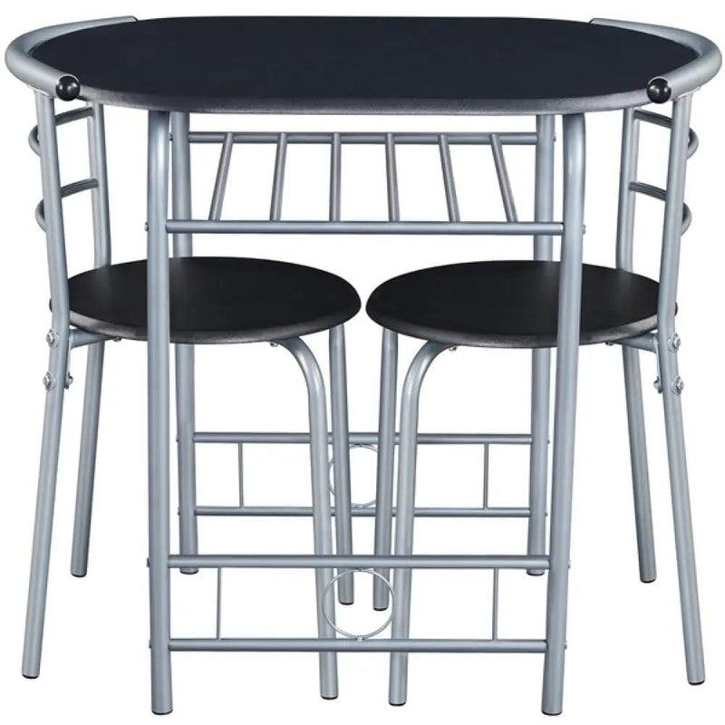 Yaheetech Modern Round Dining Table Set for 2 Dining Chairs Modern Round Dining Table Set for 2 Dining Chairs
