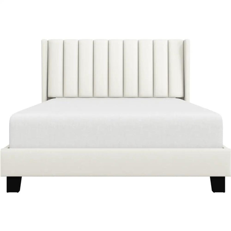 Yaheetech 135 cm W x 190 cm L Upholstered Bed Frame With Base & Wing Side 135 cm W x 190 cm L Upholstered Bed Frame With Base & Wing Side
