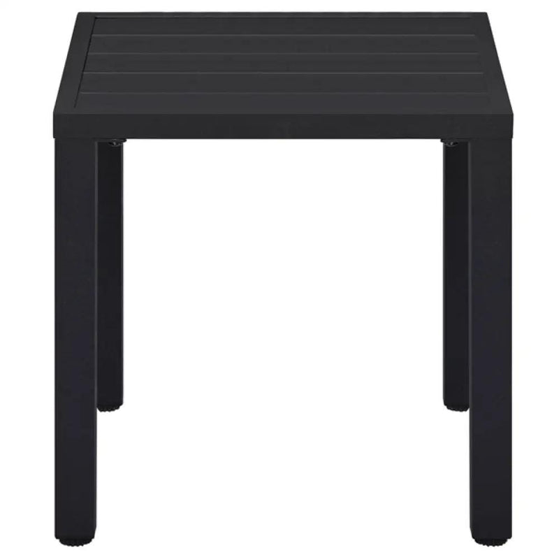Outdoor Small Metal Square Side Table Garden Coffee End Table – view 3