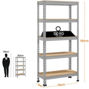 Yaheetech Boltless Assembly Garage Shelves Storage Organizer Boltless Assembly Garage Shelves Storage Organizer