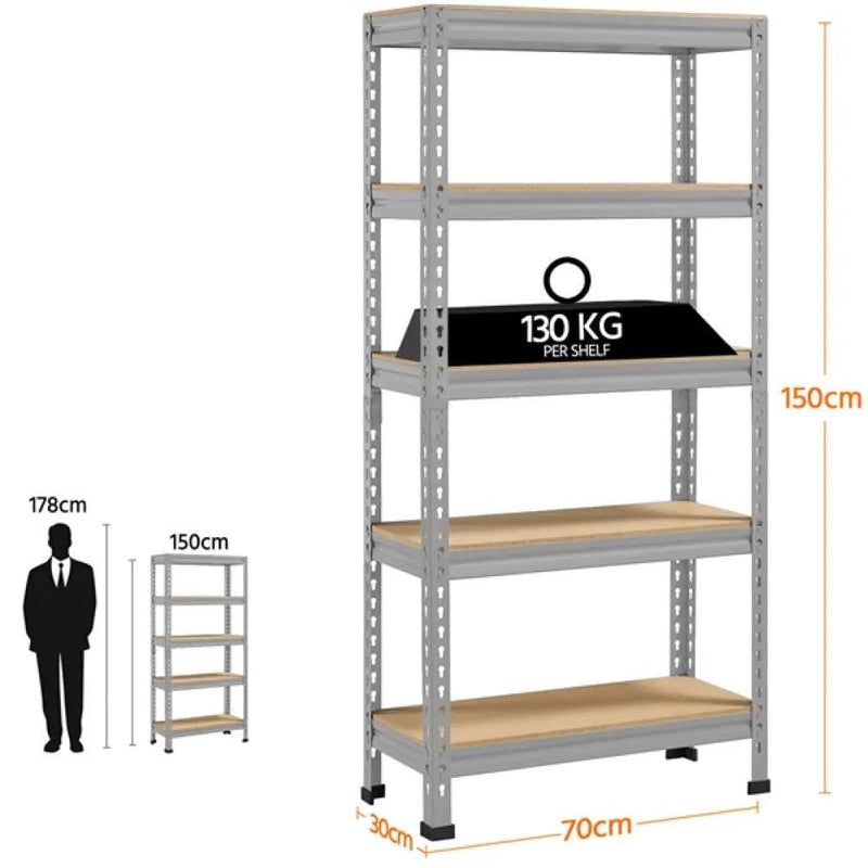 Yaheetech Boltless Assembly Garage Shelves Storage Organizer Boltless Assembly Garage Shelves Storage Organizer