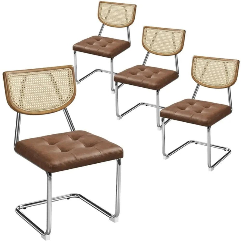 Yaheetech 4PCS Mid-Century Modern Dining Chairs 4PCS Mid-Century Modern Dining Chairs