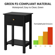 Yaheetech 2x Wood Side Table End Table Storage Cabinet Night Stand 2x Wood Side Table End Table Storage Cabinet Night Stand