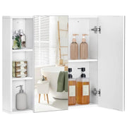 Yaheetech Bathroom Wall Cabinet with Mirror Bathroom Wall Cabinet with Mirror