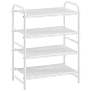 Yaheetech 4 Tier Iron Shoe Rack Organiser 4 Tier Iron Shoe Rack Organiser