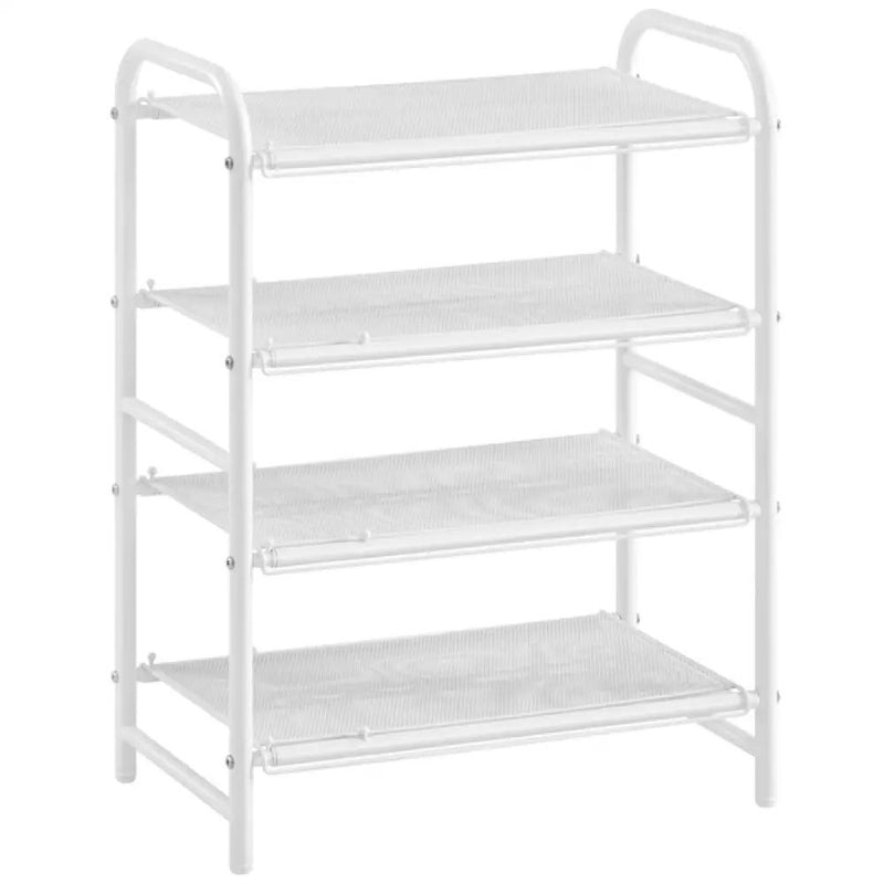 Yaheetech 4 Tier Iron Shoe Rack Organiser 4 Tier Iron Shoe Rack Organiser