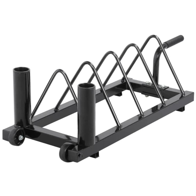 Yaheetech Horizontal Bumper Plate Rack Strength Fitness Rack Plate Holder Horizontal Bumper Plate Rack Strength Fitness Rack Plate Holder
