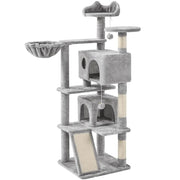 Yaheetech 146cm Height Cat Tree Condo Kitten Tree Tower 146cm Height Cat Tree Condo Kitten Tree Tower
