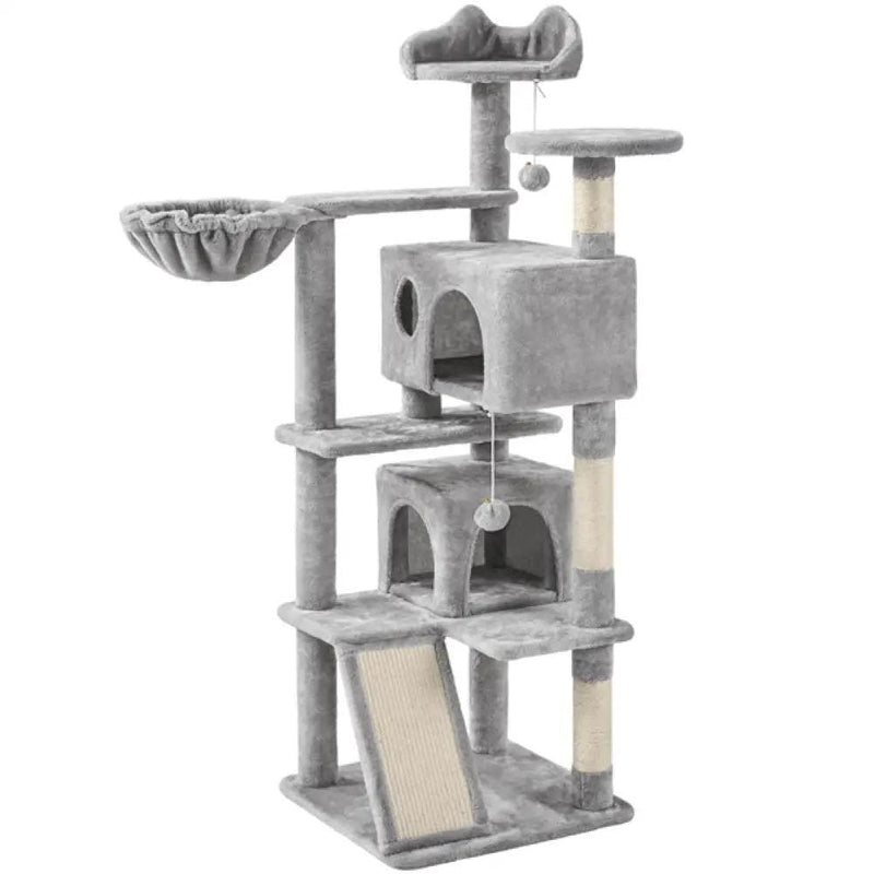 Yaheetech 146cm Height Cat Tree Condo Kitten Tree Tower 146cm Height Cat Tree Condo Kitten Tree Tower