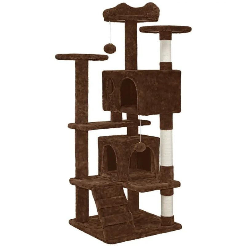 Yaheetech Multilevel Cat House Cat Tree Cat Tower Multilevel Cat House Cat Tree Cat Tower