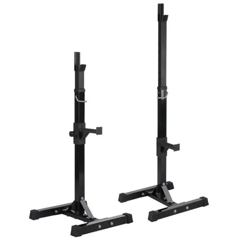 Pair of Adjustable Squat Rack Standard 45-70 Inch Solid Steel Squat Stand – view 3