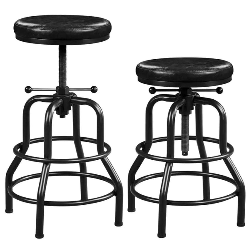 Yaheetech Vintage Industrial Bar Stool Rustic Swivel Bar Stool Vintage Industrial Bar Stool Rustic Swivel Bar Stool