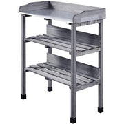 Yaheetech 3-layer Outdoor Potting Bench Gardening Table 3-layer Outdoor Potting Bench Gardening Table