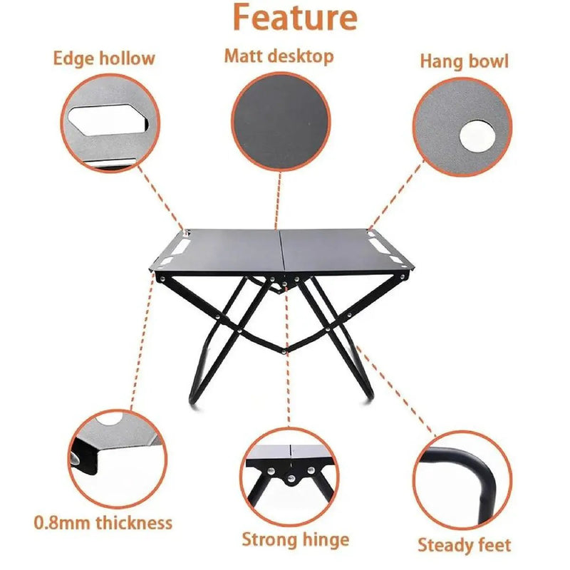 ECOTREK Table ECOTREK Modular Folding Camping Table – 58cm Portable Outdoor Table ZF10311 ECOTREK Modular Folding Camping Table – 58cm Portable Outdoor Table ZF10311