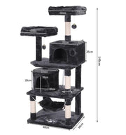 salelink.co.nz Unbranded Cat Tree Tower Cat Tree Tower - Wood (PR8758) | Action Outdoors NZ