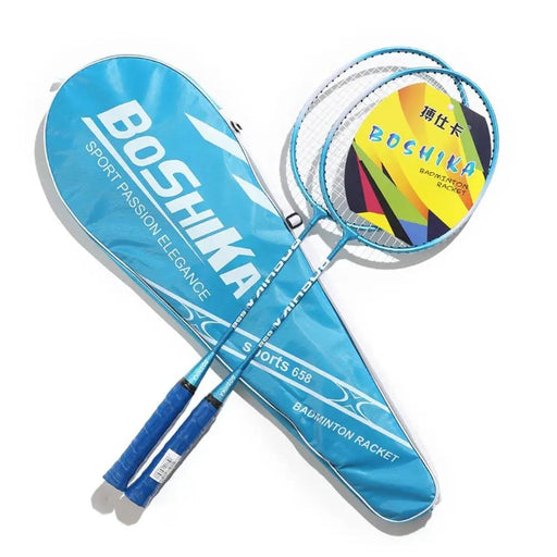 2PCS Badminton Racquet Racket with Zipper Cover Shoulder Bag – view 1