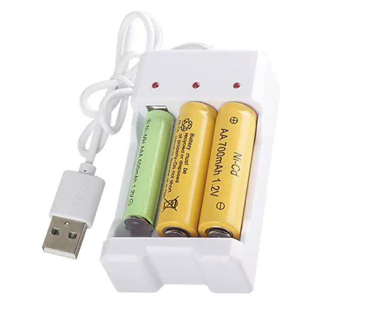 dealonline.co.nz dealonlinenz 3 Slots USB Battery Charger AA or AAA 3 Slots USB Battery Charger AA or AAA