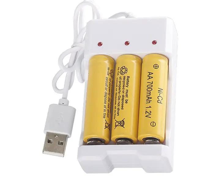 dealonline.co.nz dealonlinenz 3 Slots USB Battery Charger AA or AAA 3 Slots USB Battery Charger AA or AAA